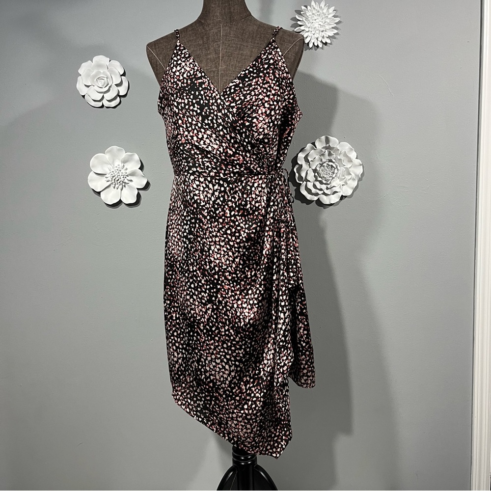 BCBGMaxAzria midi wrap dress
